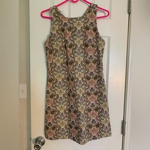 Zara dresses/Zara Trafaluc collection / size:s/color:cream-gold-pink/blue